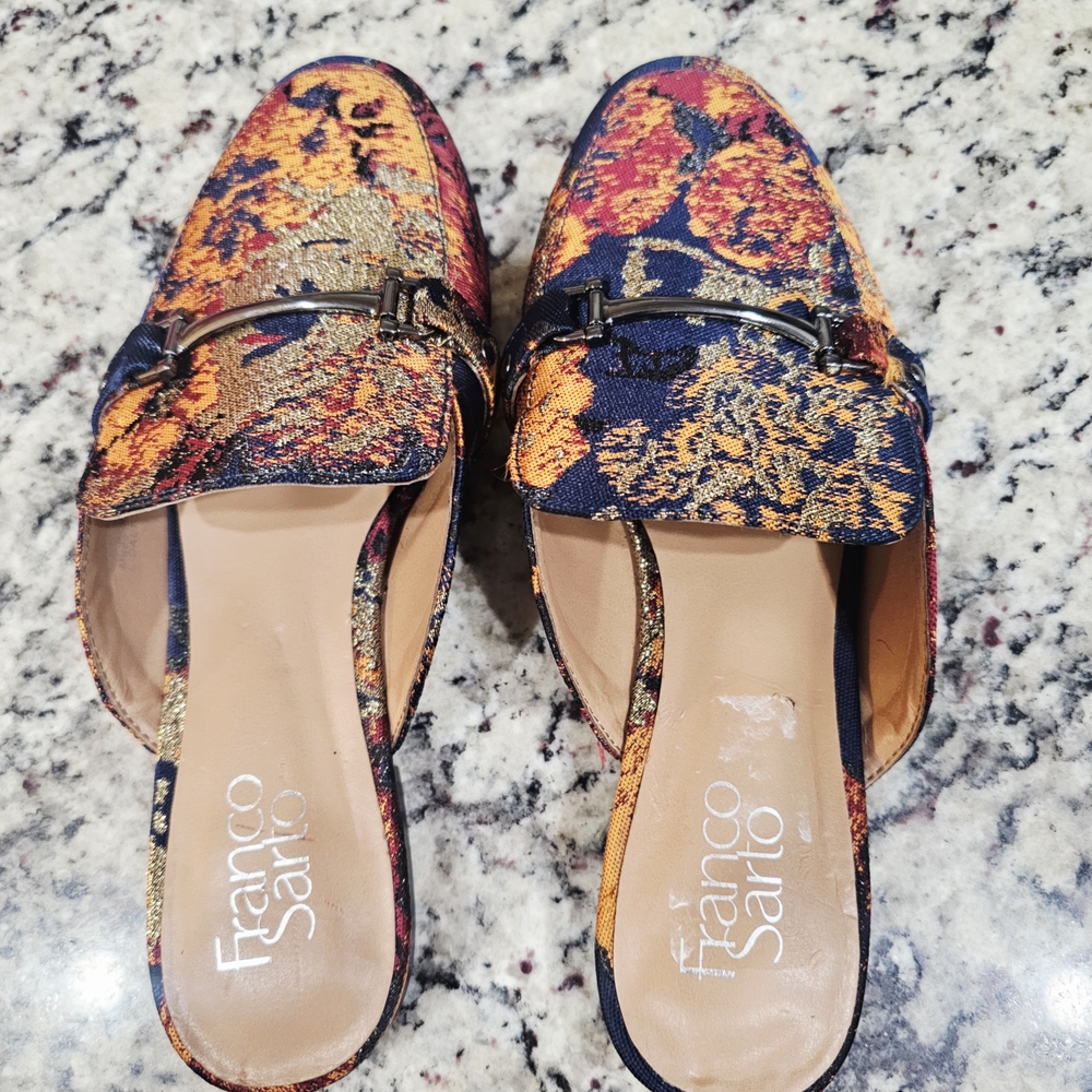 Franco Sarto Multicolor Floral Loafers